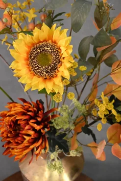 Kunstblumenstrauß Goldglanz | 80 cm