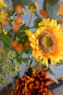 Kunstblumenstrauß Goldglanz | 80 cm