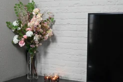 Kunstblumenstrauß Morgentau | 80 cm