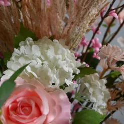 Kunstblumenstrauß Morgentau | 80 cm