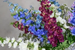 Kunstblumenstrauß Rittersporn | 80 cm