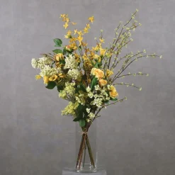 Kunstblumenstrauß Sonnenstrahlen | 80 cm