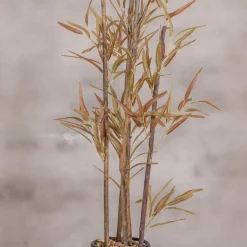 Kunstpflanze Eucalyptus | Rot/Grün | 160cm(ohne Topf)