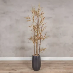 Kunstpflanze Eucalyptus | Rot/Grün | 160cm(mit Topf)