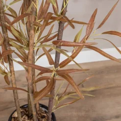 Kunstpflanze Eucalyptus | Rot/Grün | 160cm(mit Topf)