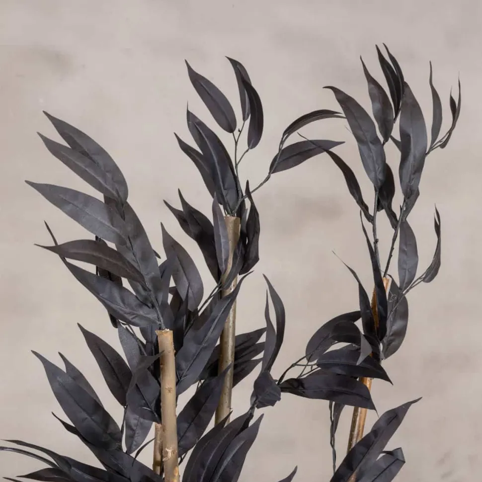 Kunstpflanze Mango | Schwarz | Mit Topf | 160cm