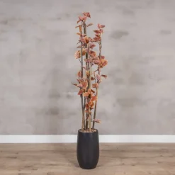 Kunstpflanze Winter-linde | Rot | Ohne Topf | 160cm