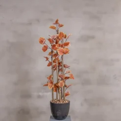 Kunstpflanze Winter-Linde | Rot | 120cm