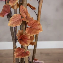 Kunstpflanze Winter-Linde | Rot | 120cm