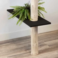 Raumteiler-Regal Alrik | Schwarze Böden | 250 cm