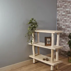 Raumteiler-Regal Odin | Old Natural/Schwarz | 115 cm