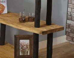 Raumteiler-Regal Odin | Old Natural/Schwarz | 115 cm