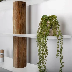 Stellen Sie Ihr Baumstamm-Wandregal Einar selbst zusammen | 250 cm