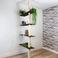 Stellen Sie Ihr Raumteiler-Regal Alrik selbst zusammen | 250 cm