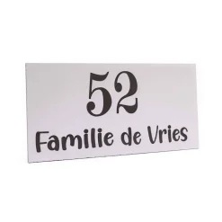 Trespa Platte – Personalisiertes Symbol/Tekst – 30x15cm