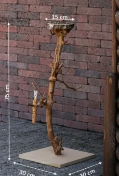 Vogelbaum Luna | mit Sitz | 75 cm