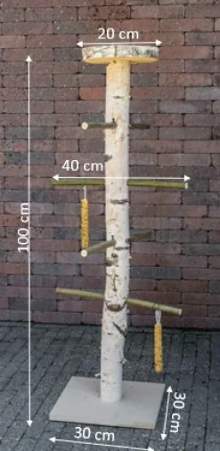 Vogelbaum Zazou | mit Sitz | 100 cm
