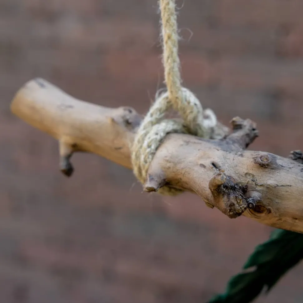 Vogelschaukel | sandgestrahlter Birnenzweig | 80 cm
