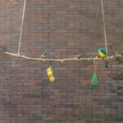 Vogelschaukel | sandgestrahlter Birnenzweig | 120 cm