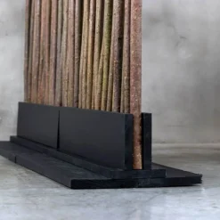 Weiden-Raumteiler Sverre | Mit schwarzem Fuß | H165cm