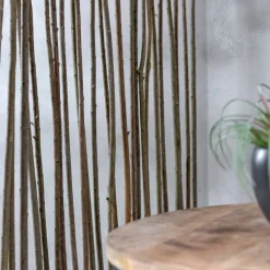 Weiden-Raumteiler Sverre | Mit schwarzem Fuß | H165cm