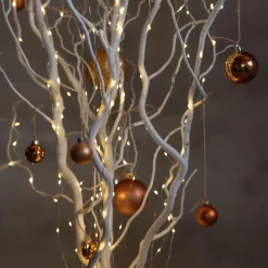 Weihnachtsbaum | Korkenzieherweide | Weiß | 150 cm