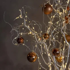 Weihnachtsbaum | Korkenzieherweide | Weiß | 150 cm