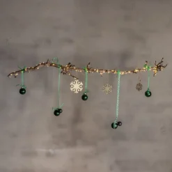 Weihnachtsgirlande | Birne | Sandgestrahlt | 80 cm