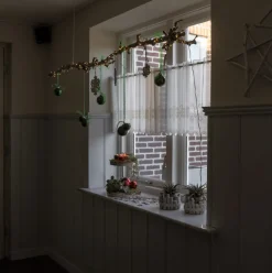 Weihnachtsgirlande | Birne | Sandgestrahlt | 80 cm