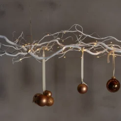 Weihnachtsgirlande | Weide | Weiß | 100 cm